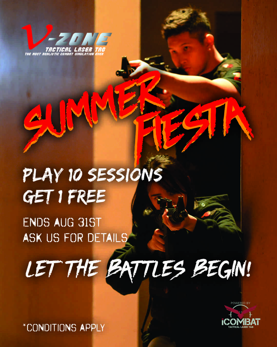 Summer Tactical Laser Tag Fiesta Promotion 2025